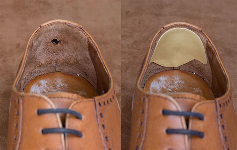 shoes heel lining repair